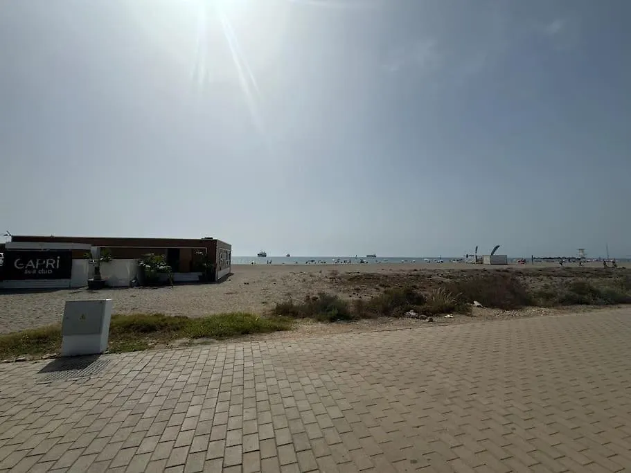 Apartmán Apartamento En Vera Playa Baria 2 Frontal Al Mar Playas de Vera